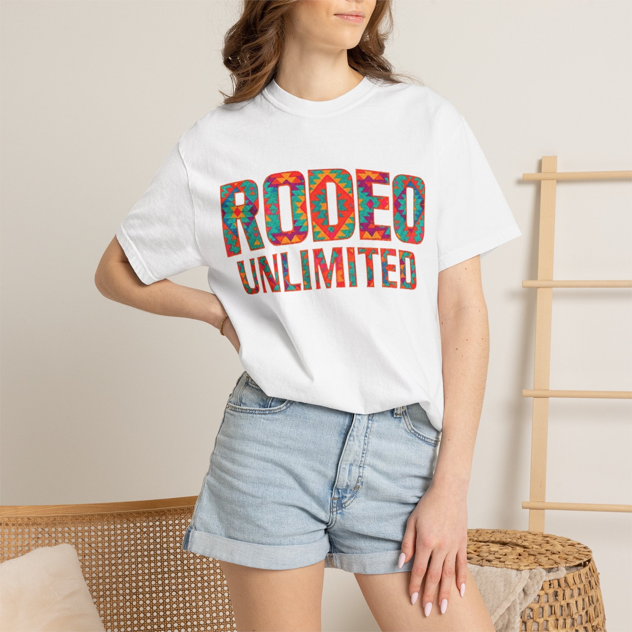 Rodeo Unlimited Adult Tee - Aztec (Comfort Colors)