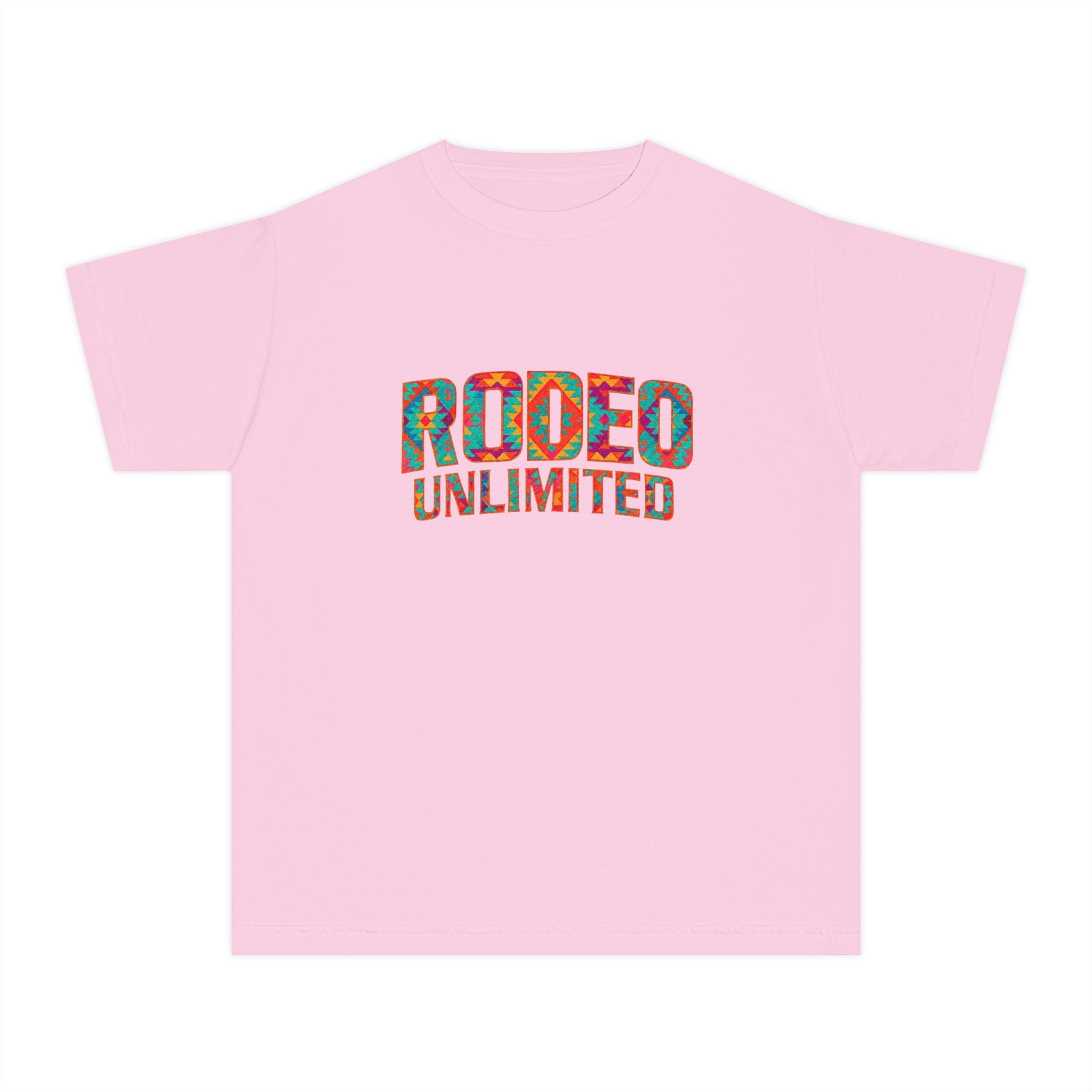 Rodeo Unlimited Youth Tee — Aztec (Comfort Colors)