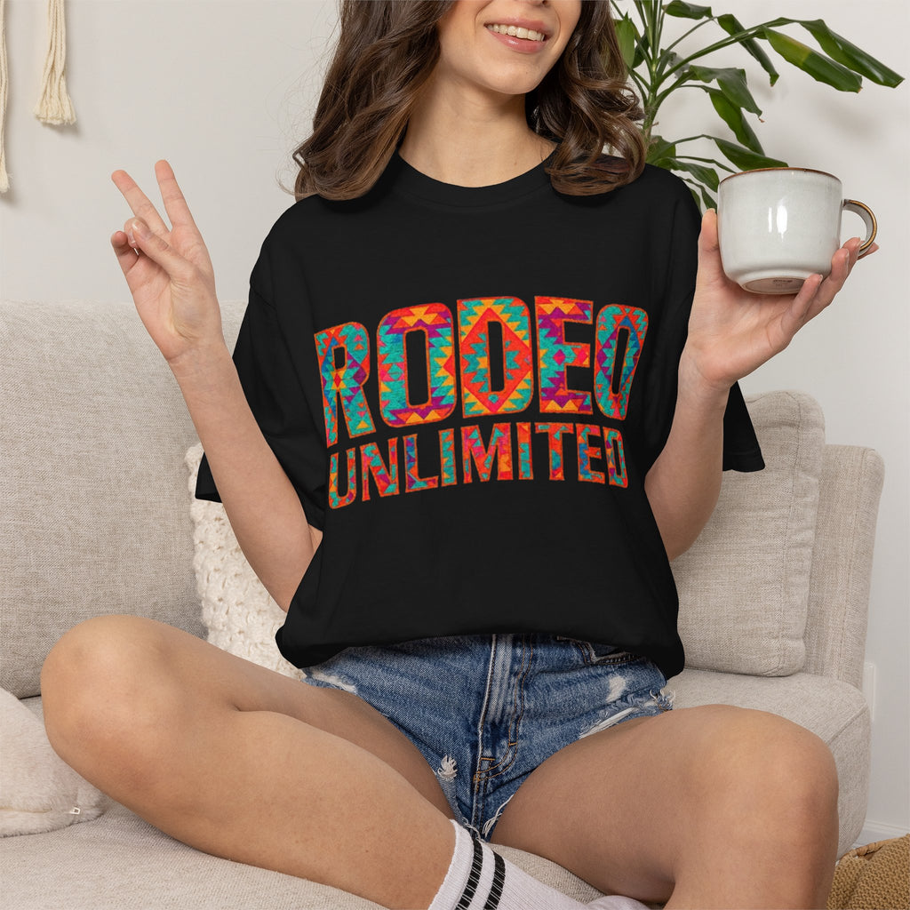 Rodeo Unlimited Adult Tee - Aztec (Comfort Colors)