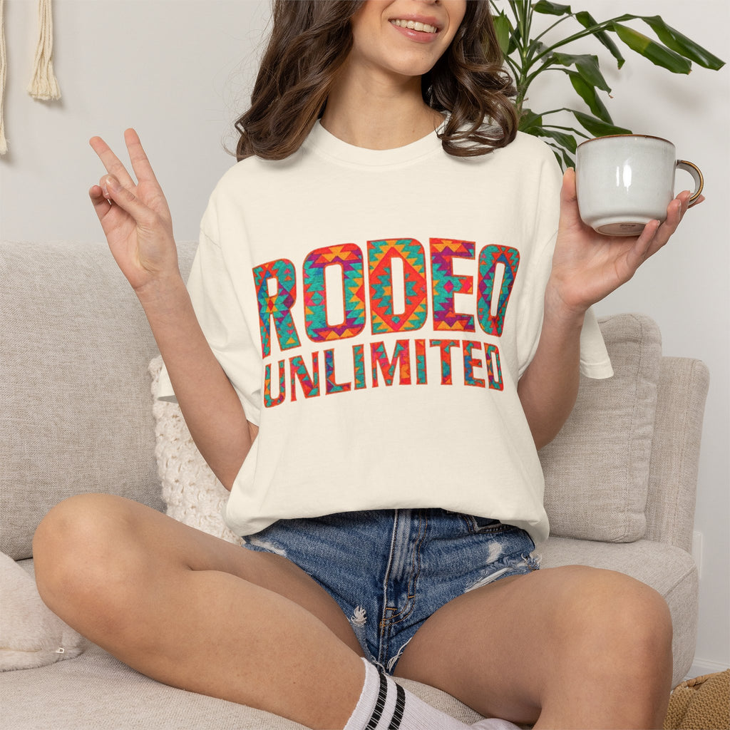 Rodeo Unlimited Adult Tee - Aztec (Comfort Colors)