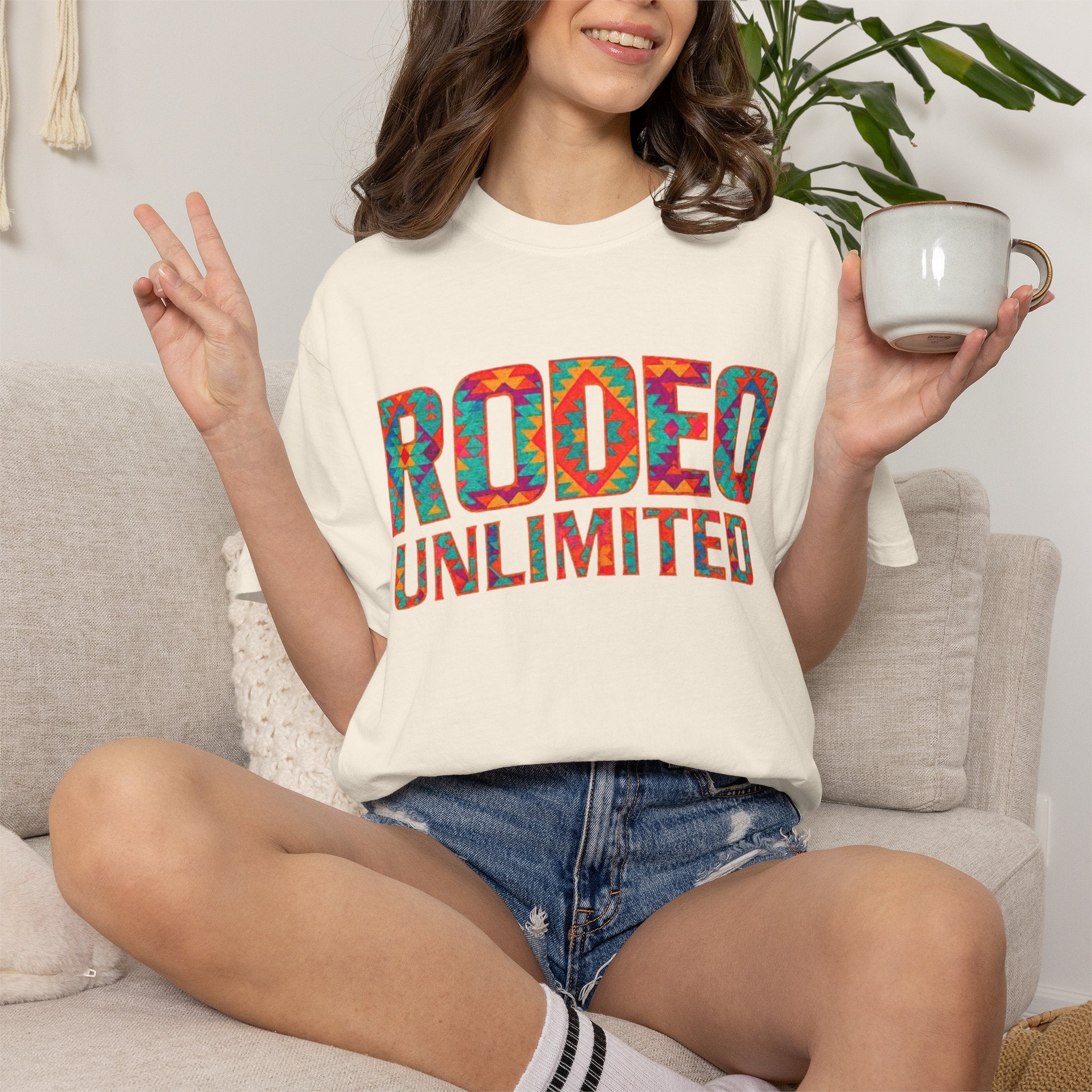 Rodeo Unlimited Adult Tee - Aztec (Comfort Colors)