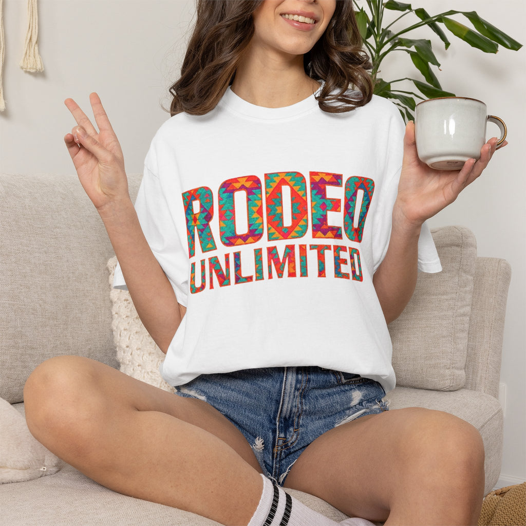 Rodeo Unlimited Adult Tee - Aztec (Comfort Colors)
