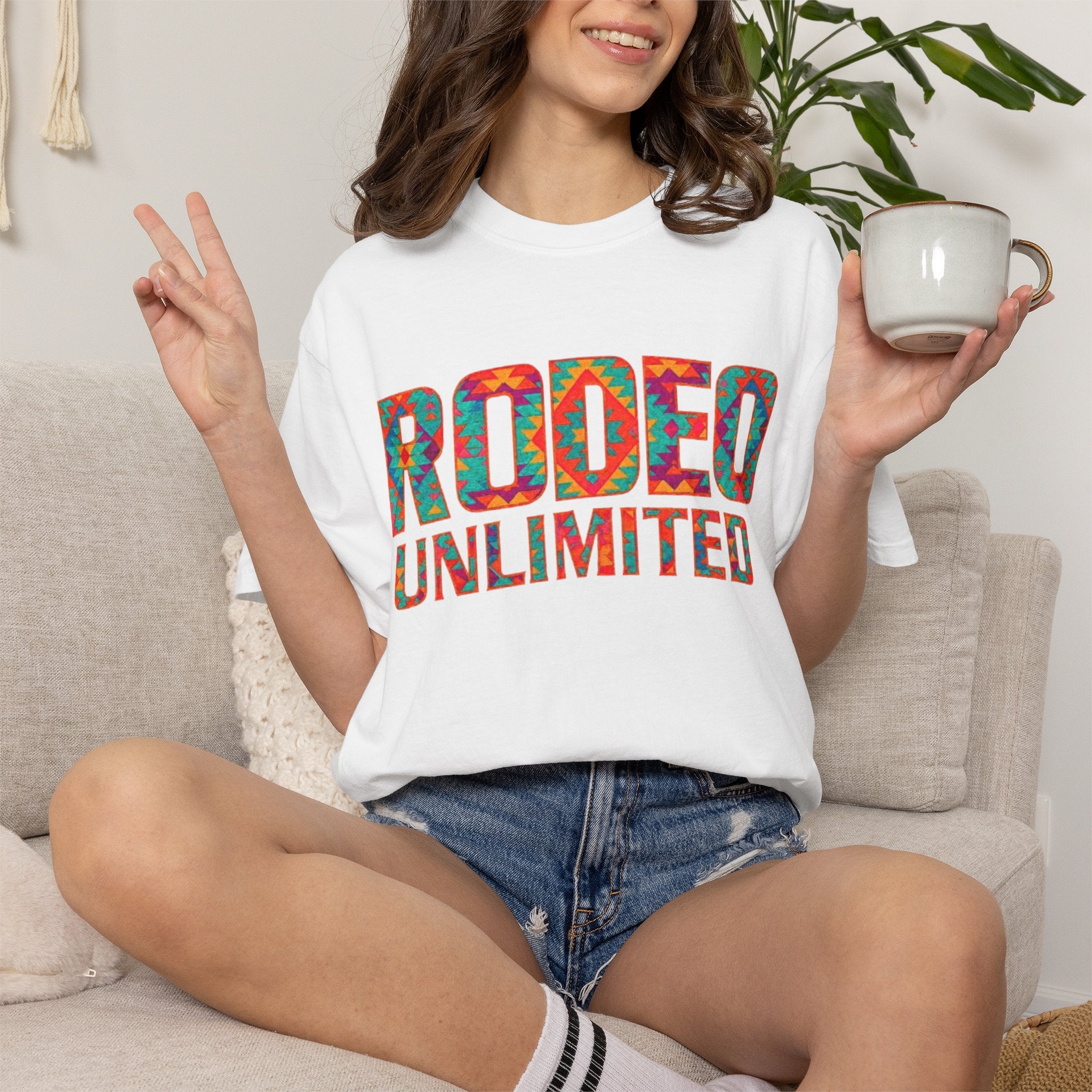 Rodeo Unlimited Adult Tee - Aztec (Comfort Colors)