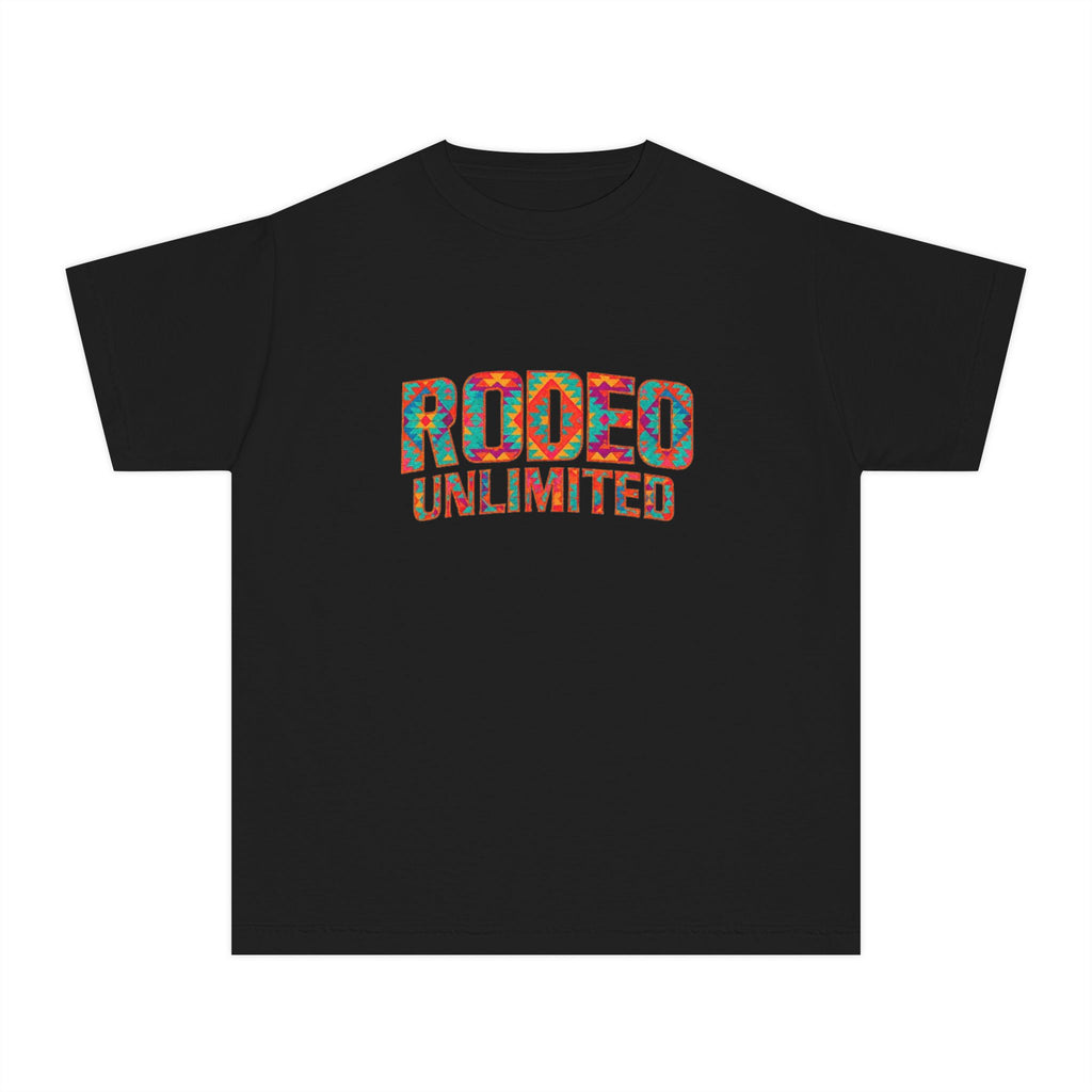 Rodeo Unlimited Youth Tee — Aztec (Comfort Colors)
