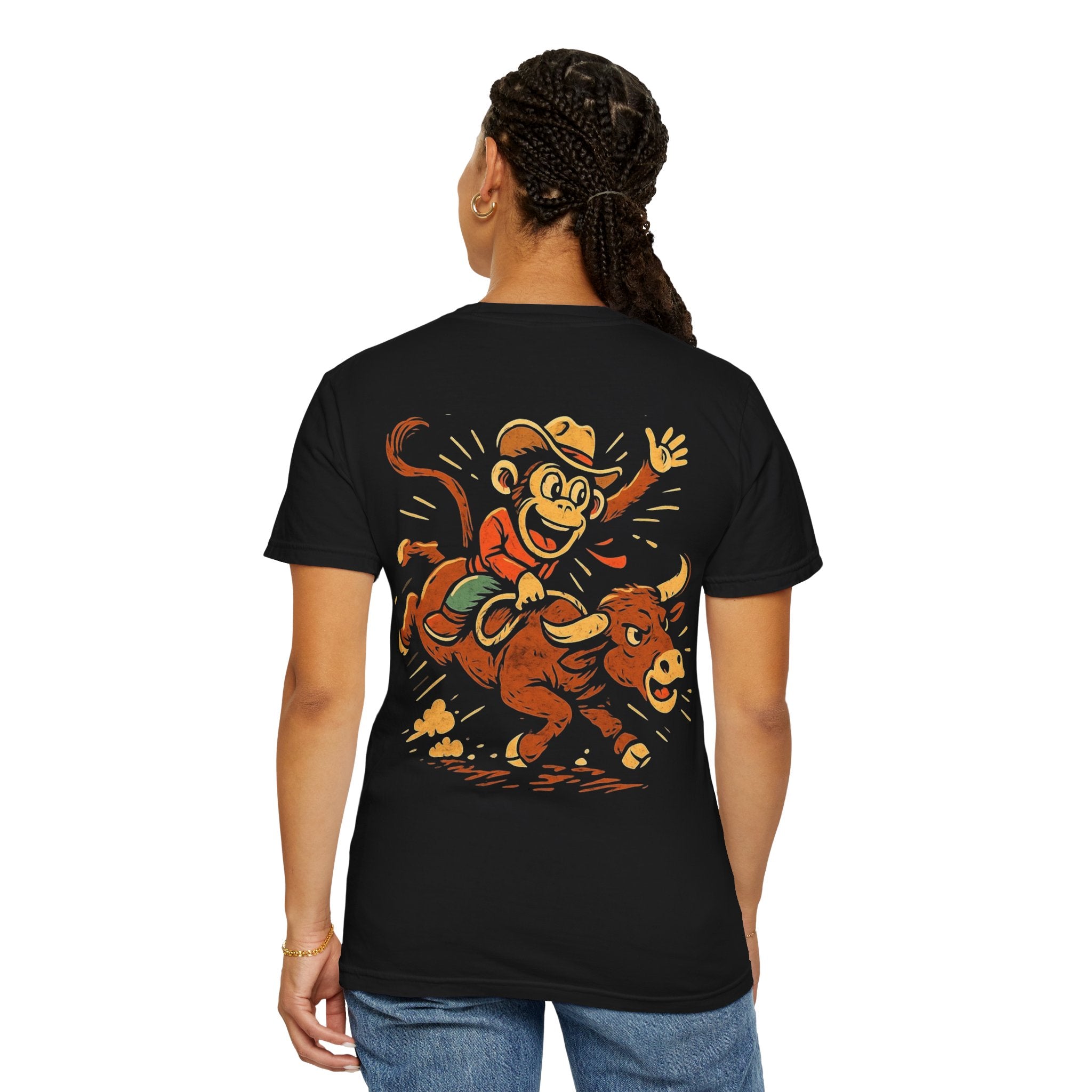 Rodeo Monkey Adult Tee (Comfort Colors)